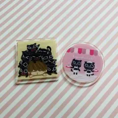 【新品未使用】キヨ猫アクリルバッジ/2個セット