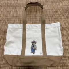 ポロベア カウボーイ トートバッグ ラルフローレン キャンバストート 
