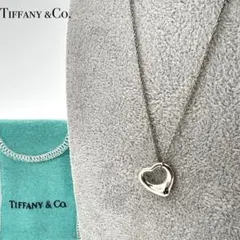購入日証明書あり】TIFFANYオープンハートネックレス シルバーグラス