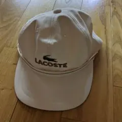LACOSTE キャップ ホワイト
