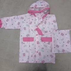 Branshes ピンク レインコート 110サイズのサムネイル