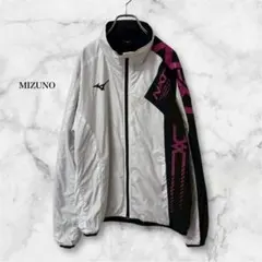 ミズノ【S】トラックジャケット ロゴ メンズ スポーツ フルジップ ジャージ