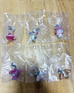 サンリオキャラクターズ ゆるっとめじるしアクセサリー 全6種類コンプリート