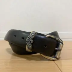 ARMANI JEANS アルマーニ 本革 レザーベルト 95 w90〜100