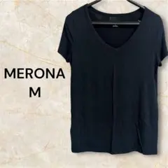 SALE❗️MERONA 【M】Tシャツ カットソー 半袖 黒