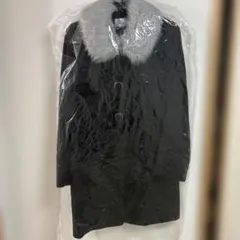 GLACIER 黒 ファー襟 ピーコート