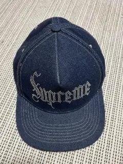 Supreme Rhinestone 5-Panel "Denim"