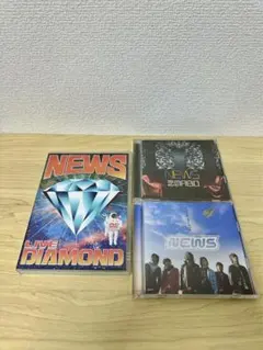 NEWS LIVE DVD&CDアルバム2枚　計3点セット