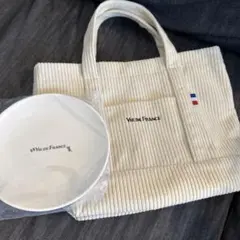 ヴィドフランス　福袋2026 トートバッグ　皿2枚セット
