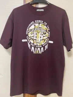BALL LINE バーガンディ Tシャツ Lサイズ