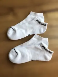 JORDAN ジョーダン ソックス 靴下 ホワイト 2足セット　25〜 27cm