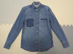 GU メンズM デニムウエスタンシャツ