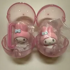 マイメロディ カラフルカラビナマスコットチャーム 2個セット