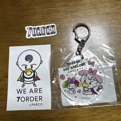 7ORDER MY MELODY アクリルキーホルダー シールセット