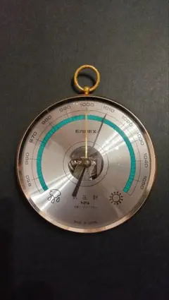 ヴィンテージ アナログ気圧計 直径約18cm - メルカリ