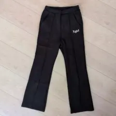 ぶぶぶ、ブーツカットがシブちぃ!サイズ130X-girl ブラック フレアパンツ