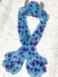 ディズニー　モンスターズインク サリー　ファンキャップ 手袋付き　マフラー