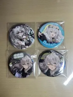 ホロライブ　獅白ぼたん　缶バッジ