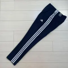 新品 Ｓサイズ アディダス スリーストライプス ウォームアップ パンツネイビー色