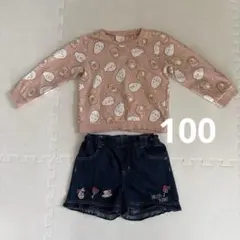 mezzo piano ショートパンツ＆Sirotan トレーナー　2点セット