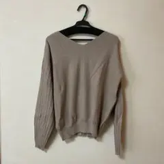 techichi Vネックニット Fサイズ