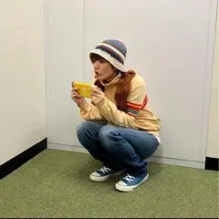 あいみょん着用　ニット帽　クロシェハット　紅白