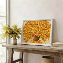 送料無料】mini 絵画☆ 油絵(真作)・パープルムーン - メルカリ