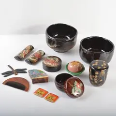 染付 網目文 煎茶碗 ぐい呑み 茶道具 アンティーク 古染付き - メルカリ