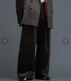 soerte 24AW WIDE STRAIGHT CORDUROY PANTS