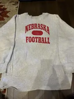 80s Champion リバースウィーブ NEBRASKA 3段 ラバー