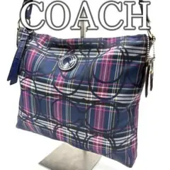 COACH Y2K Check Pattern Crossbody Bag