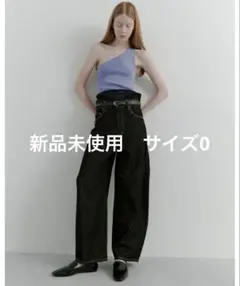 MIESROHE ホワイト ハイフォルムコクーンデニム - メルカリ