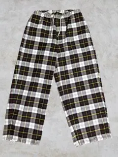 BEAMS PLUS タータンチェック ミリタリー イージーパンツ
