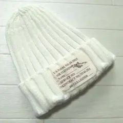 新品❤️ニット帽 タグ付き ビーニー ワッチキャップ ホワイト 白