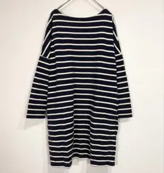 トラディショナルウェザーウェア【S】ボーダーワンピース コットン100%