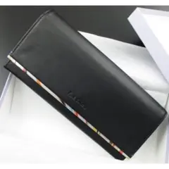 ☆ギフト対応可☆新品☆箱付 ポールスミス ポイントマルチ 長財布 黒☆