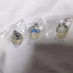 サンリオ はぴだんぶい なりきりオイスター、ばつ丸、タキシードサム、ポチャッコ