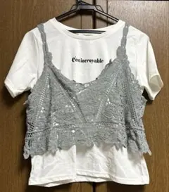 しまむら ビスチェ 半袖Tシャツセット L