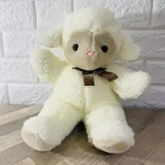 【希少】昭和レトロ ヒツジ ぬいぐるみ 当時物 東京 EXCLUSIVE