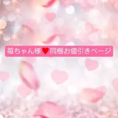 苺ちゃん様♥️同梱お値引きページ