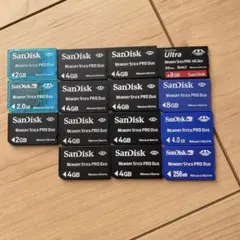 SanDisk Memory Stick PRO Duo 複数セットまとめて