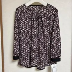 ROCHAS ロシャス シルクブラウス イタリア製生地　Mバラ柄　絵画の様　美品 ROCHAS ロシャス シルクブラウス イタリア製生地 Mバラ柄 絵画の