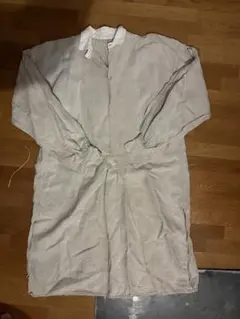 French Farmers smock ブラウン スペシャル フランス リネン - メルカリ