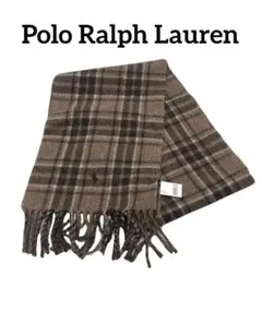 【新品!!】 Polo Ralph Lauren チェック柄ウールマフラー