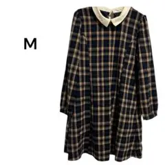 即購入⭕️ チェック柄　ワンピース　M