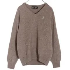 イーストボーイ EASTBOY ニットセーター ブラウンベージュ Lサイズ 制服