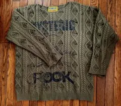 HYSTERIC GLAMOUR ダメージ加工 ケーブルニットのサムネイル