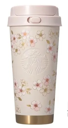 SAKURA2026ステンレスTOGOボトルピンクベージュ＆ゴールド473ml