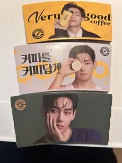 韓国 COMPOSE COFFEE BTSテヒョン V テテ 3枚