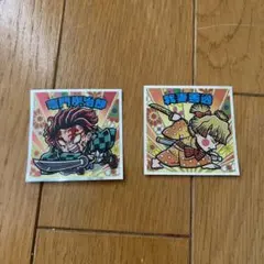 鬼滅の刃マン 遊郭編 シール 竈門炭治郎 我妻善逸